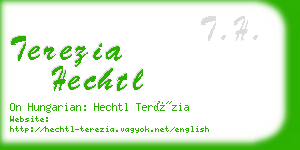 terezia hechtl business card
